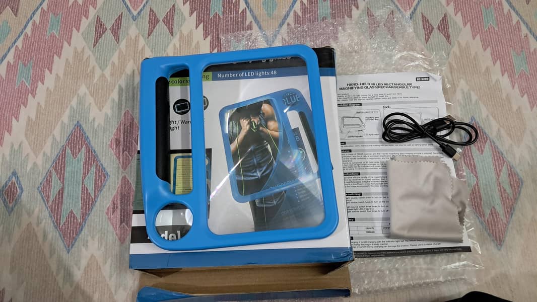 Rectangular magnifying glass 5x 4