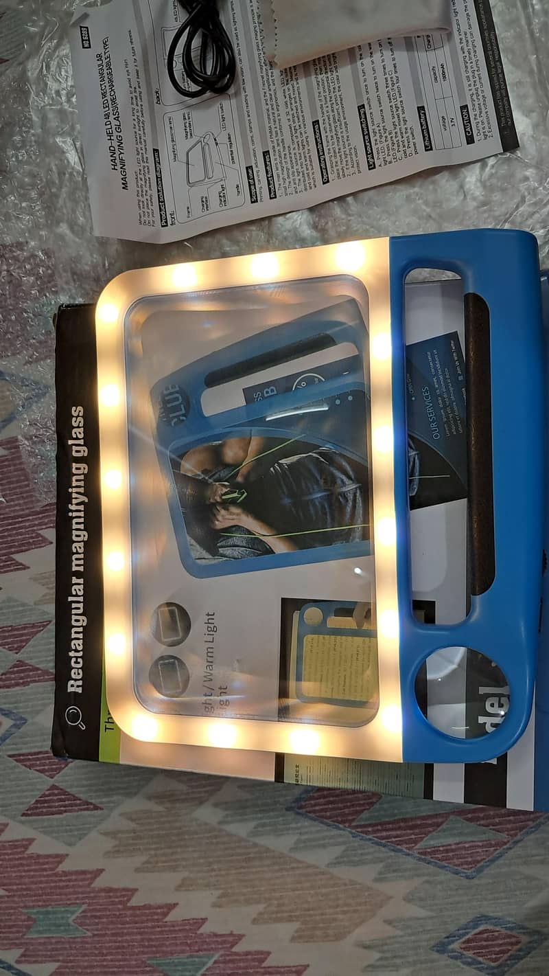 Rectangular magnifying glass 5x 11
