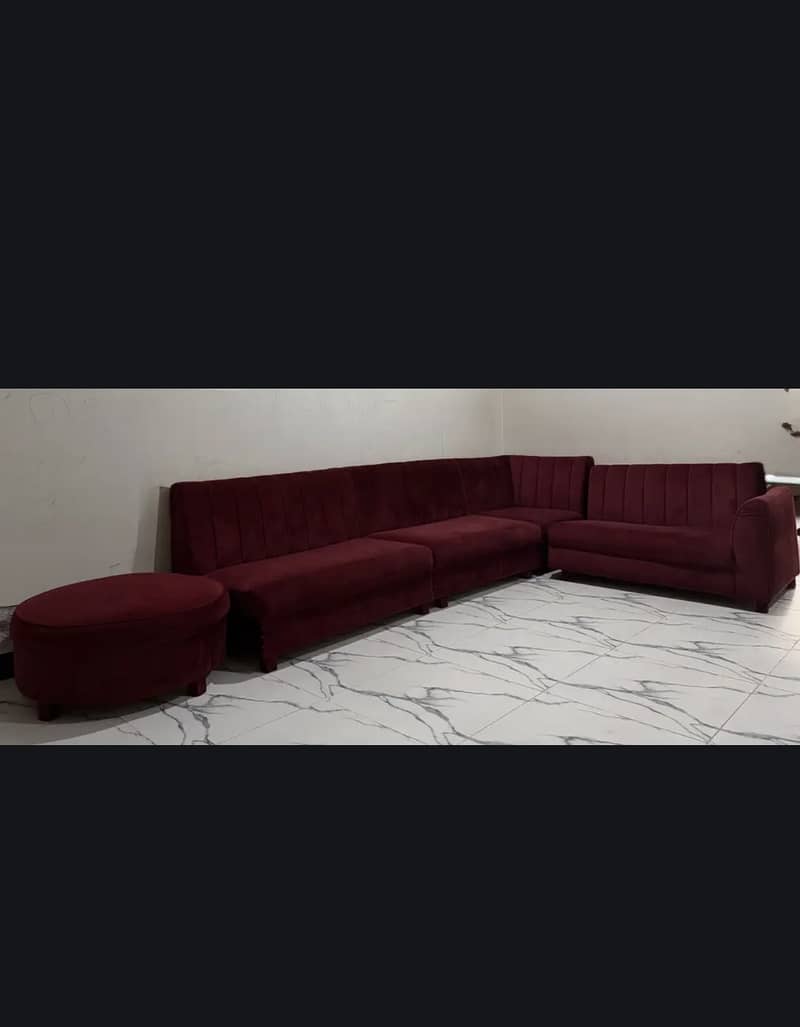 L-Shaped sofa 2