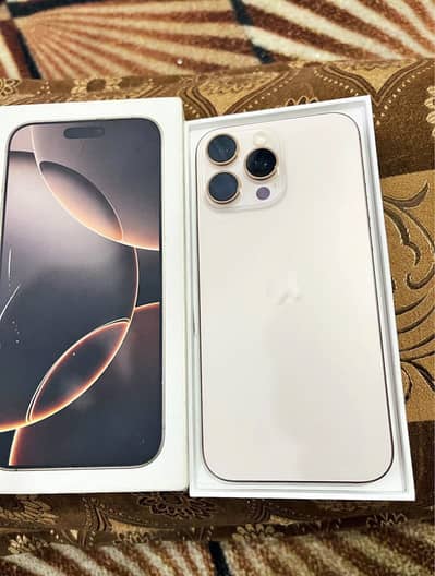 iphone 16 pro max 256 GB JV with BOX Cable