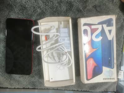 Samsung Mobile A20 contact 03164996457 32gb 3gb Ram fingerprint