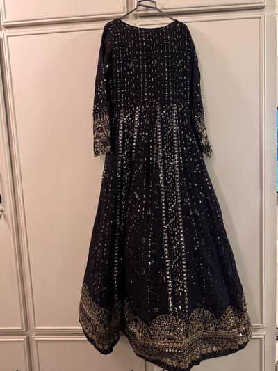 Haseens Black Bridal Medium Formal Dress