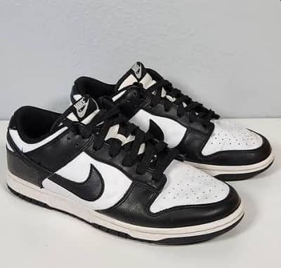 black and white Nike Dunk Low "Panda" sneakers