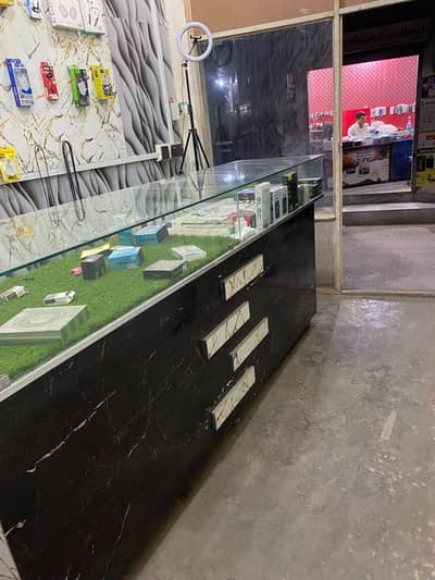 Mobile Counters with Mirror | Wooden counter | Small and Big counter
