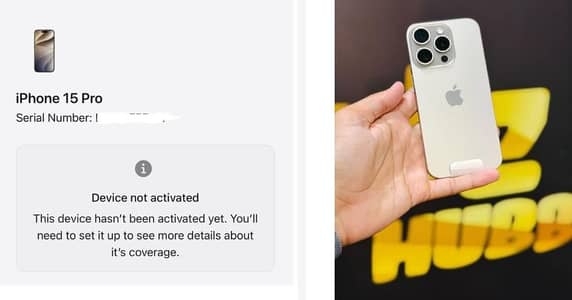 Non-Active 15 Pro  128Gb PTA APPROVED
