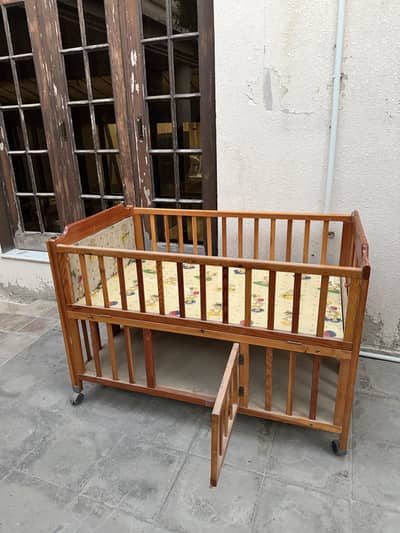 Imported Wood Baby Cot