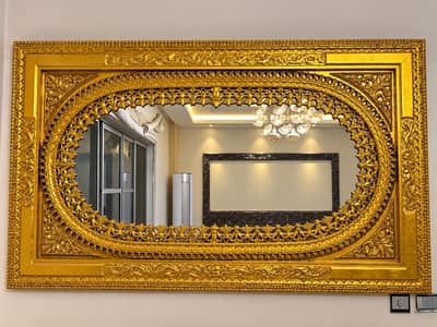 Luxury Antique-Style Gold Ornate Wall Mirror