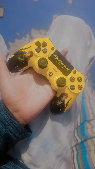 PS4 Cyber Punk Theme Original Controller