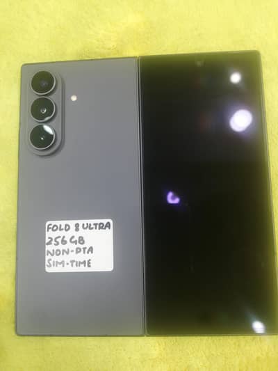 Samsung galaxy Z Fold 8 ultra 256 gb Nonpta Full simtime Graphite