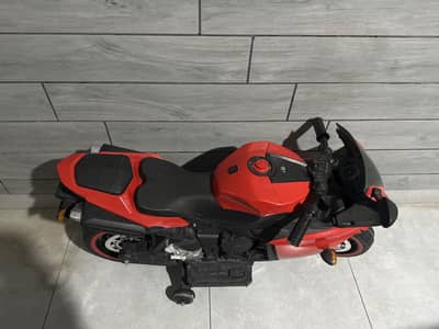 A kids motorcycle