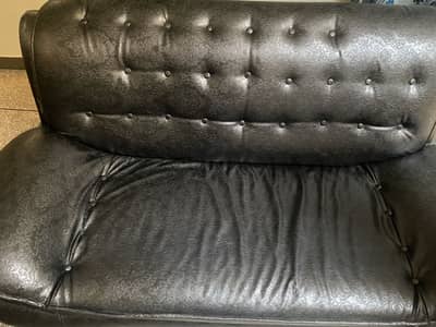 03284161875.3,2,1 seater leather sofa
