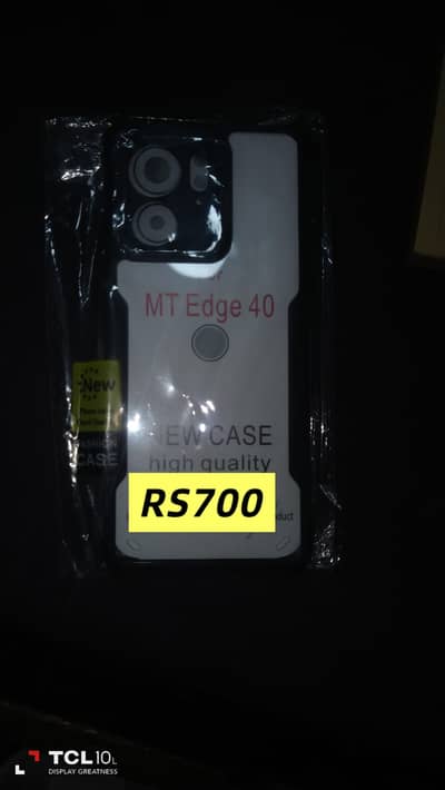 Motorola edge 40 back cover and glass protector