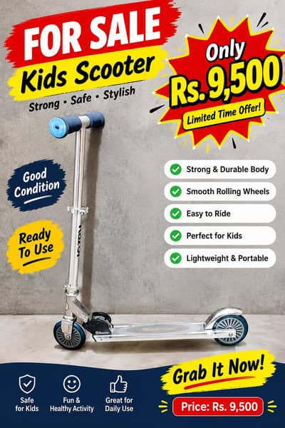 Razor Scooter for Sale – Rs. 9,500