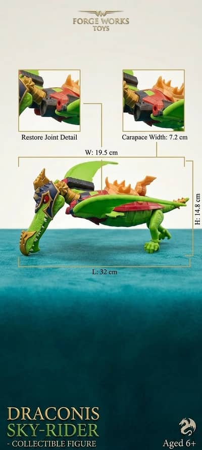 DRACONIS SKY-RIDER COLLECTIBLE FIGURE