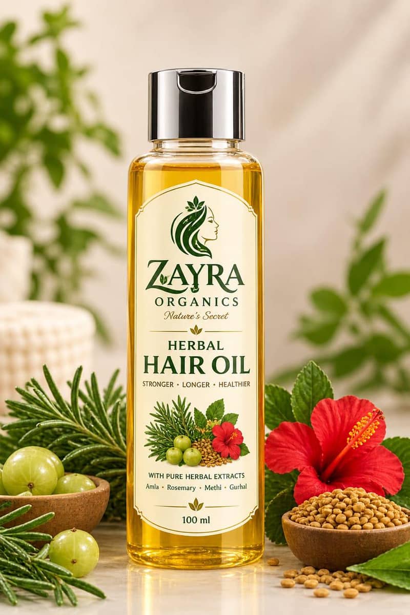 100% Pure Herbal Hair Oil | Hair Fall Solution 100ml - Karachi - Hair ...