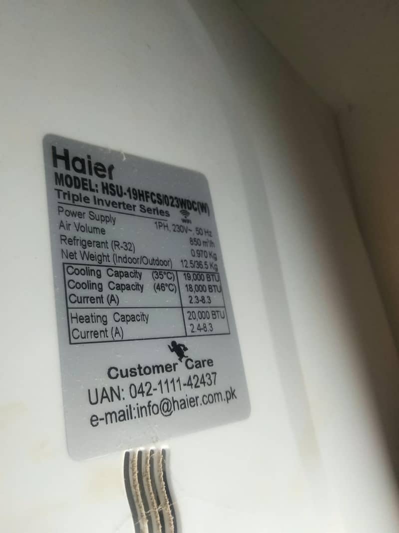 Model HSU 19hfcs 2