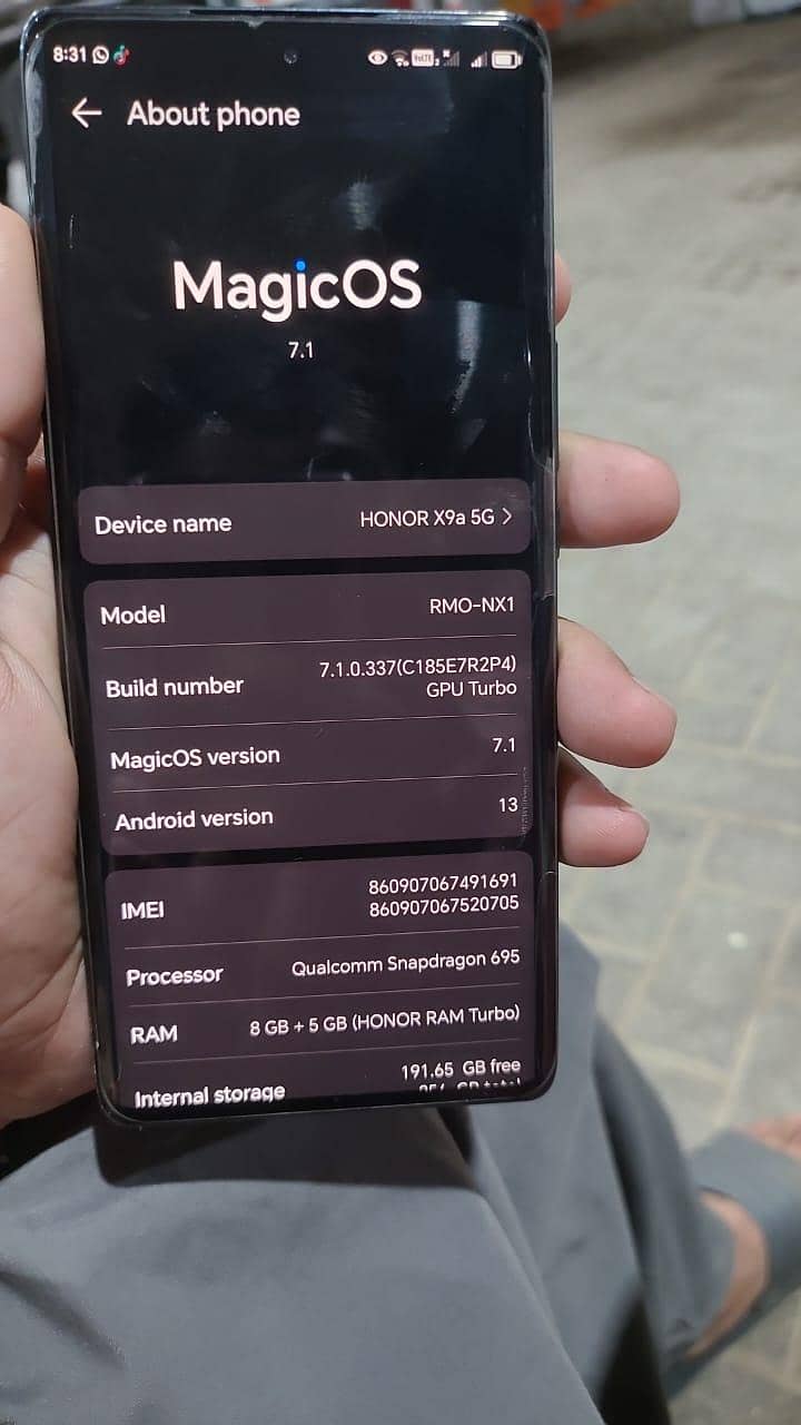 Honor X9a 1