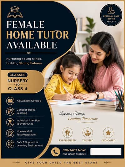 Home Tutor Available – All Subjects
