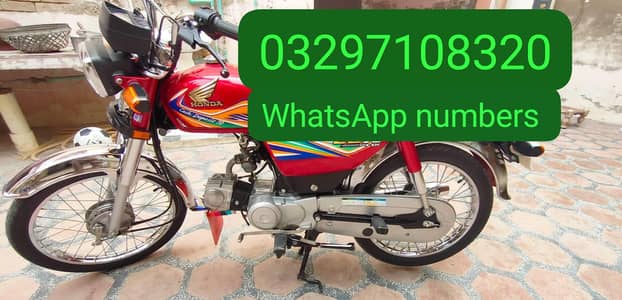 Honda 70 cc urgent for sale model 2020