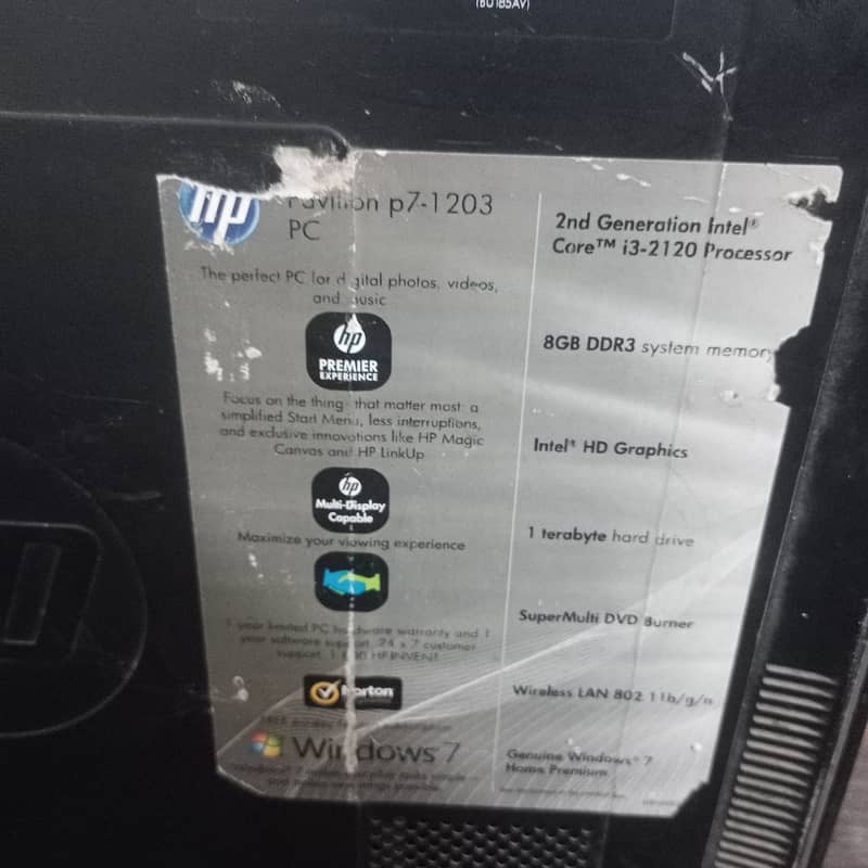 Core i3 2nd generation complete pc 2
