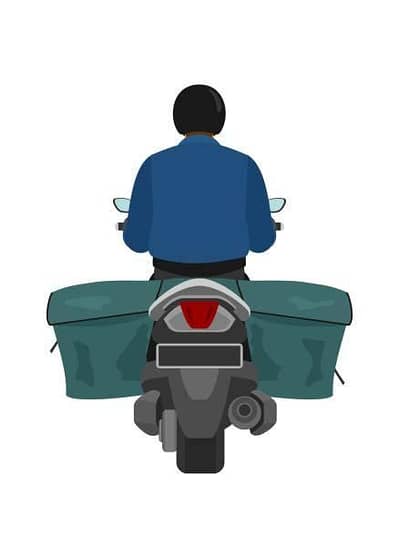 Saleman + Bike Rider