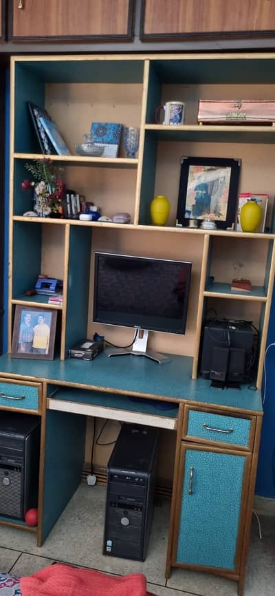 Wooden Study Table nd Wooden Corner Table