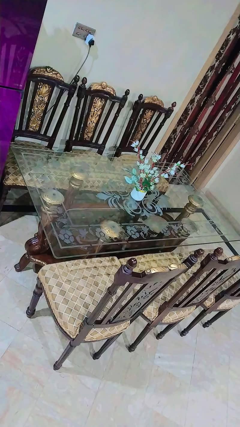 6 Chairs Daining table set 4