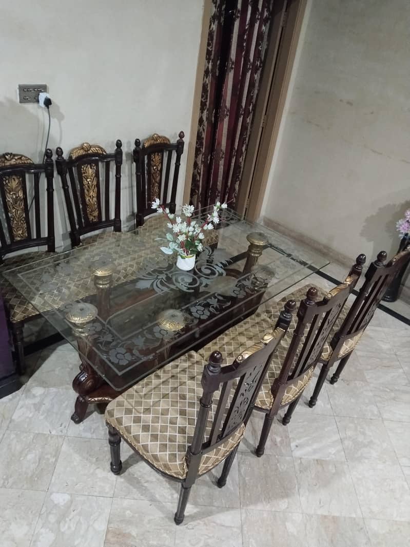 6 Chairs Daining table set 6