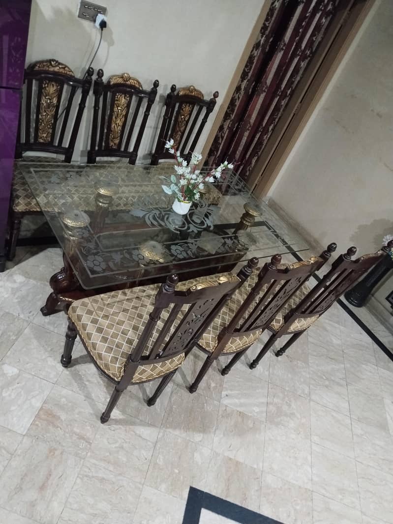 6 Chairs Daining table set 8