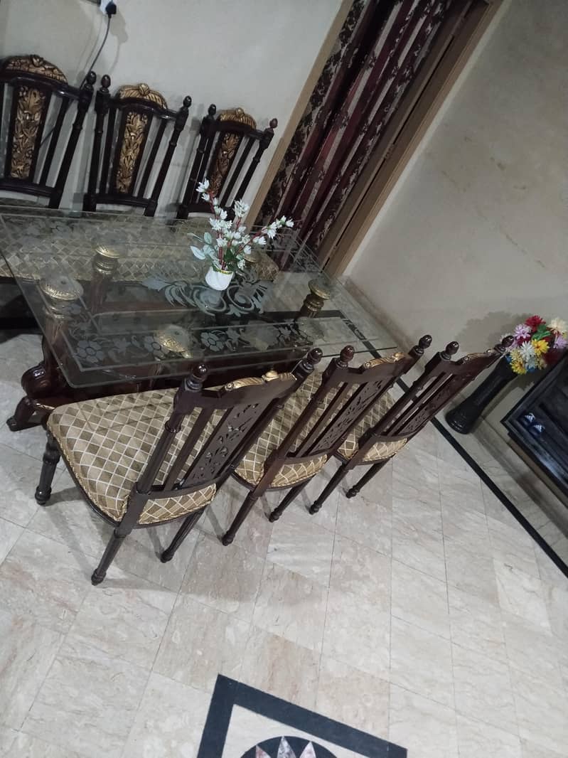 6 Chairs Daining table set 9