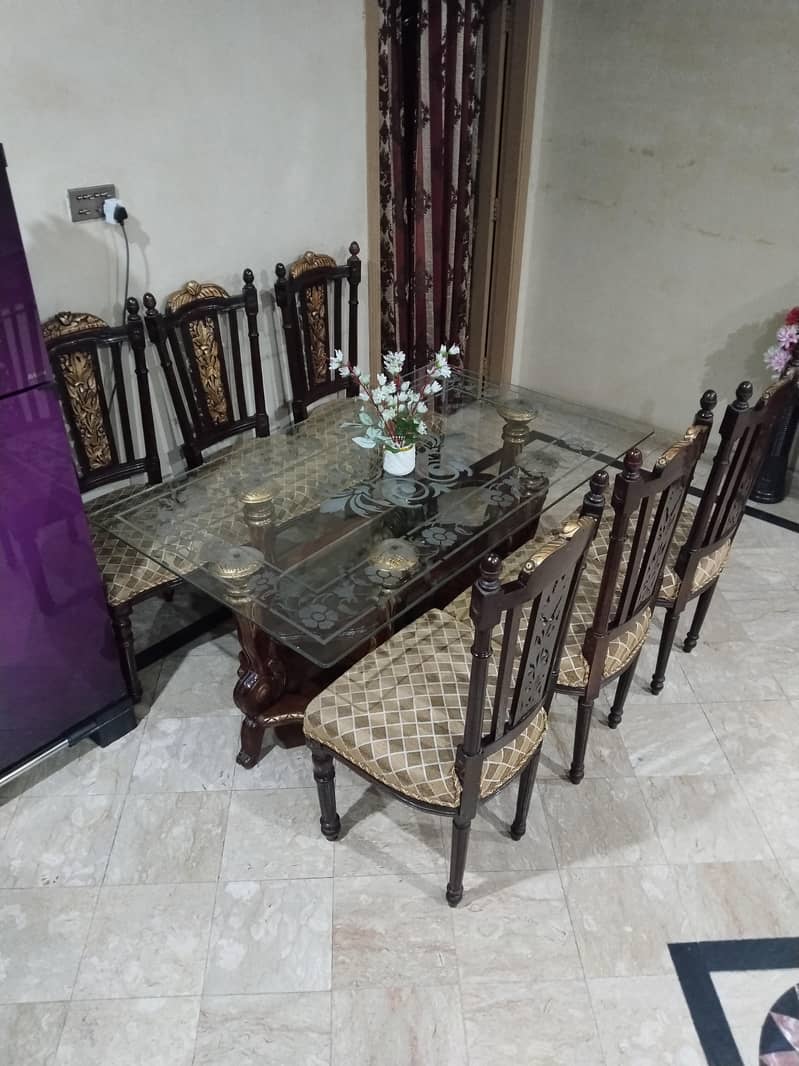 6 Chairs Daining table set 10