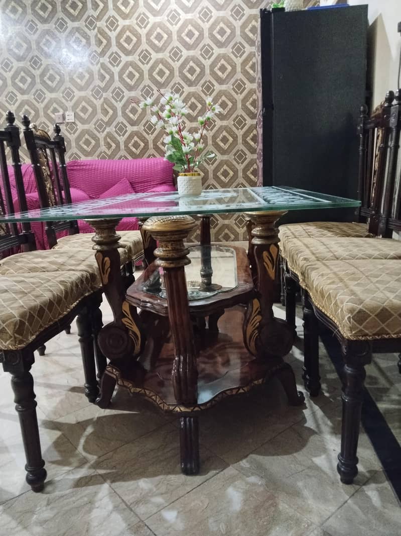 6 Chairs Daining table set 12