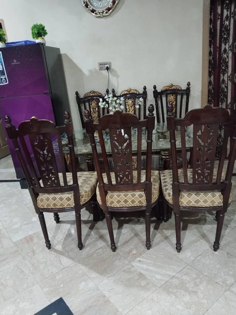 6 Chairs Daining table set 14