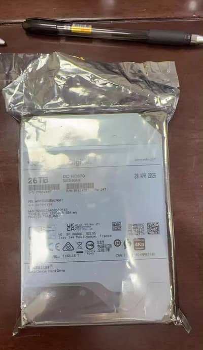 Western Digital 26TB Ultrastar DC HC670 hard drives