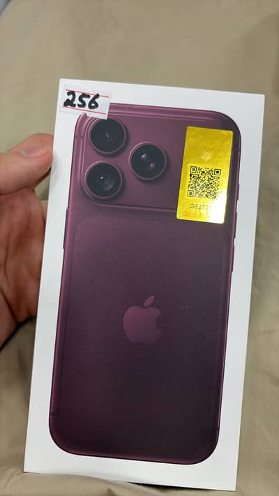 Apple iPhone 18 Pro Burgundy 256gb PTA Mercantile