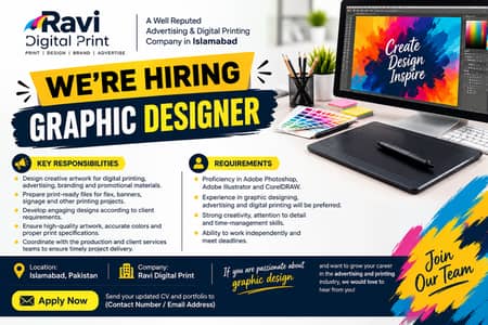 We’re Hiring – Graphic Designer