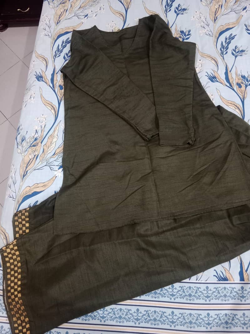 olive green 3pc 0