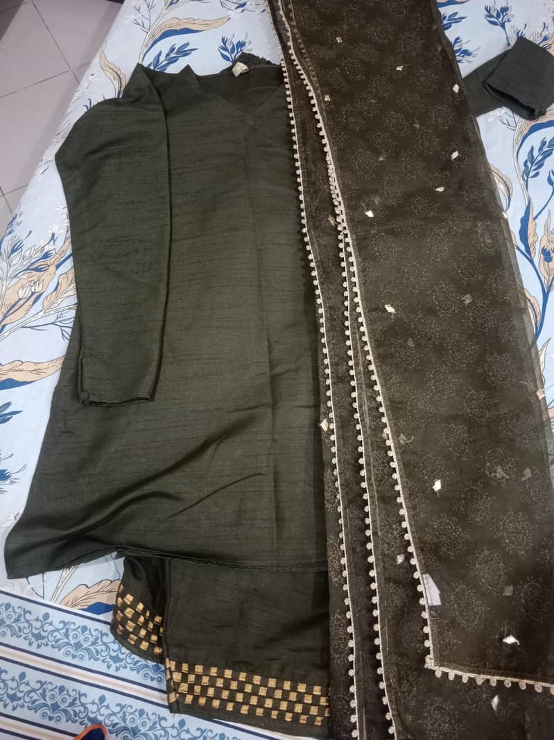 olive green 3pc 3