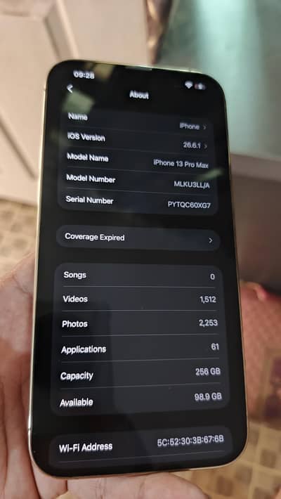 Apple iPhone 13 Pro Max| 256GB|Non