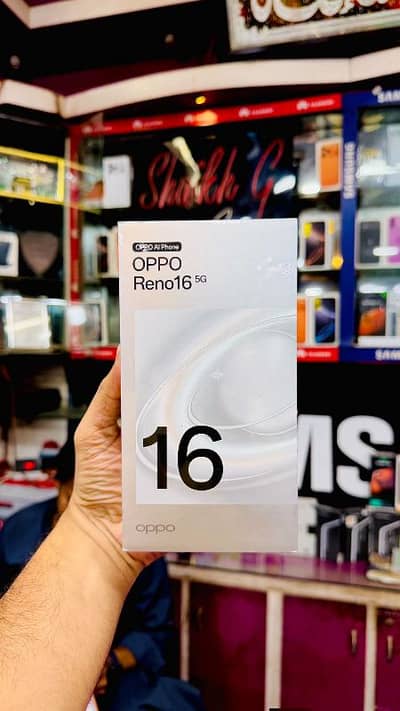 oppo Reno 16 5G  16GB 512 GB official PTA 03491991581 WhatsApp