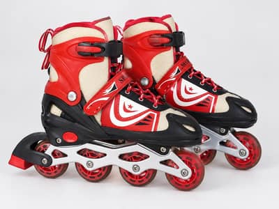 Red & Black Inline Skating Shoes for Sale!