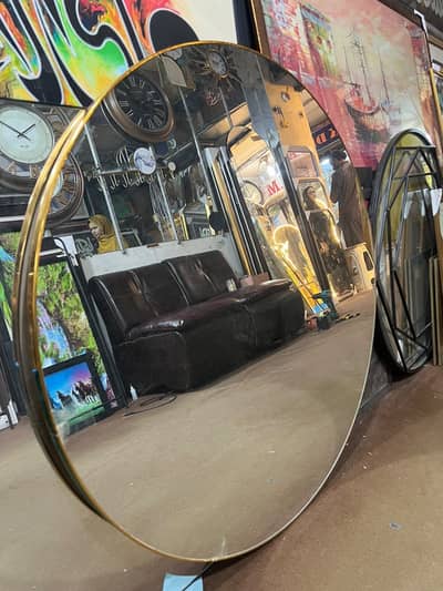 Standing mirror Cloud shape mirror Round Mirror