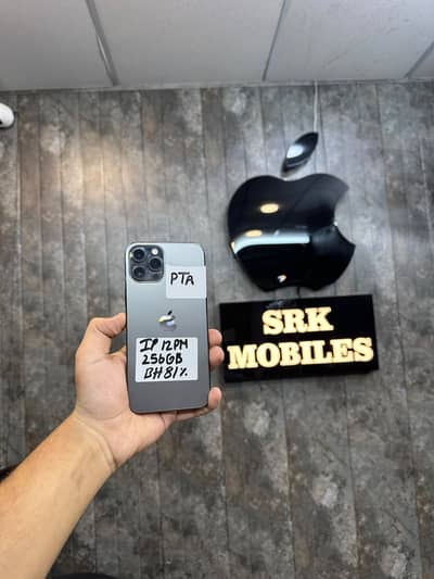 iPhone 12 Pro Max 256GB PTA Approved/ 81% Battery