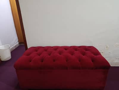 Beautiful cherry red storage box