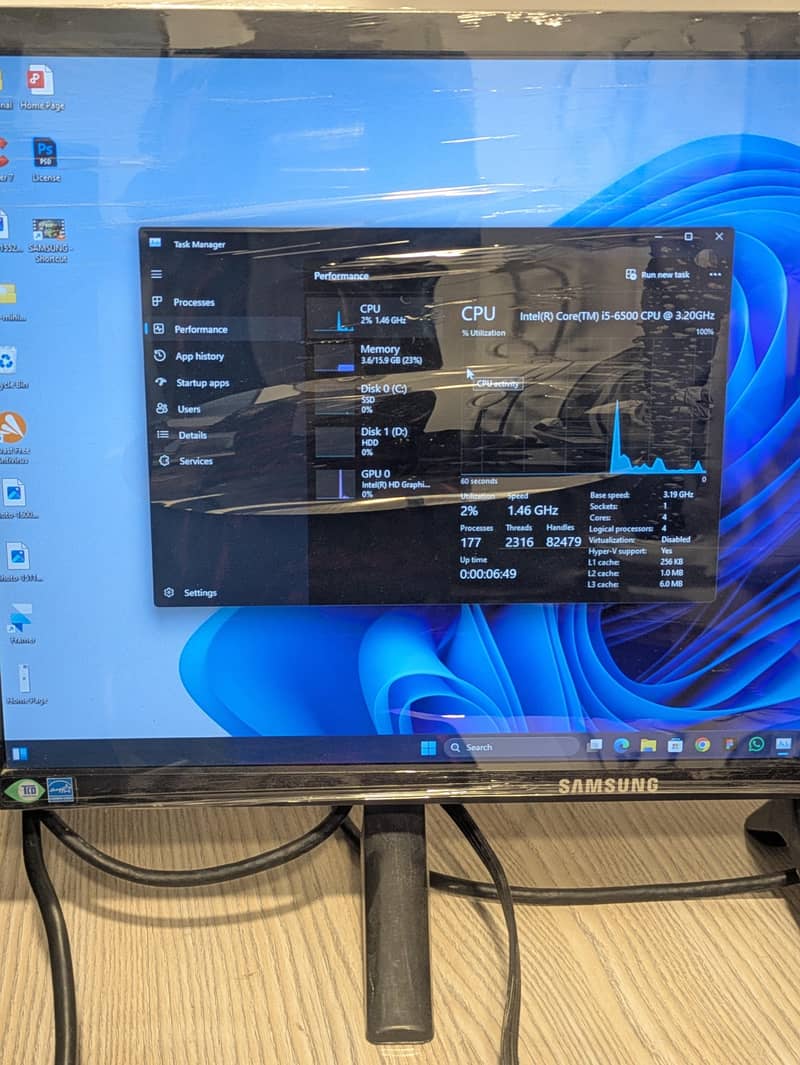HP Elitedesk core i5 6th gen Computer Desktop - Desktops - 1120653062