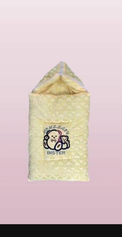 Baby Carry Nest Yellow Fleece Hooded Light Weight