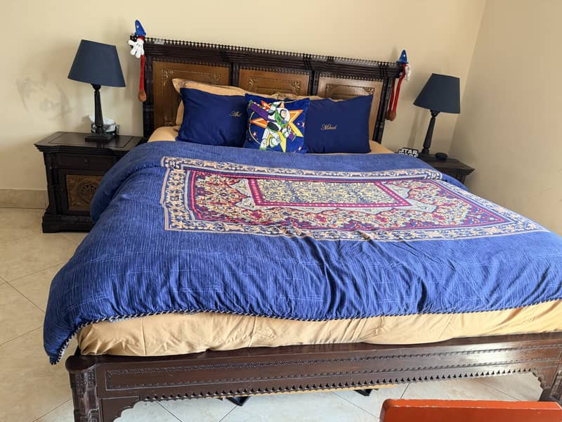 kalamkar bed set 0