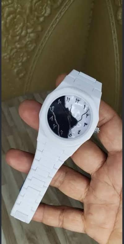 white Arabic watch 50 percent discount