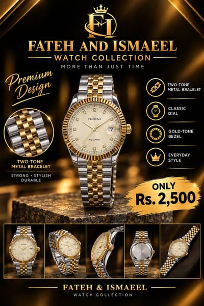 Premium Stylish Watch for Men & Boys | Price Rs. 2,000