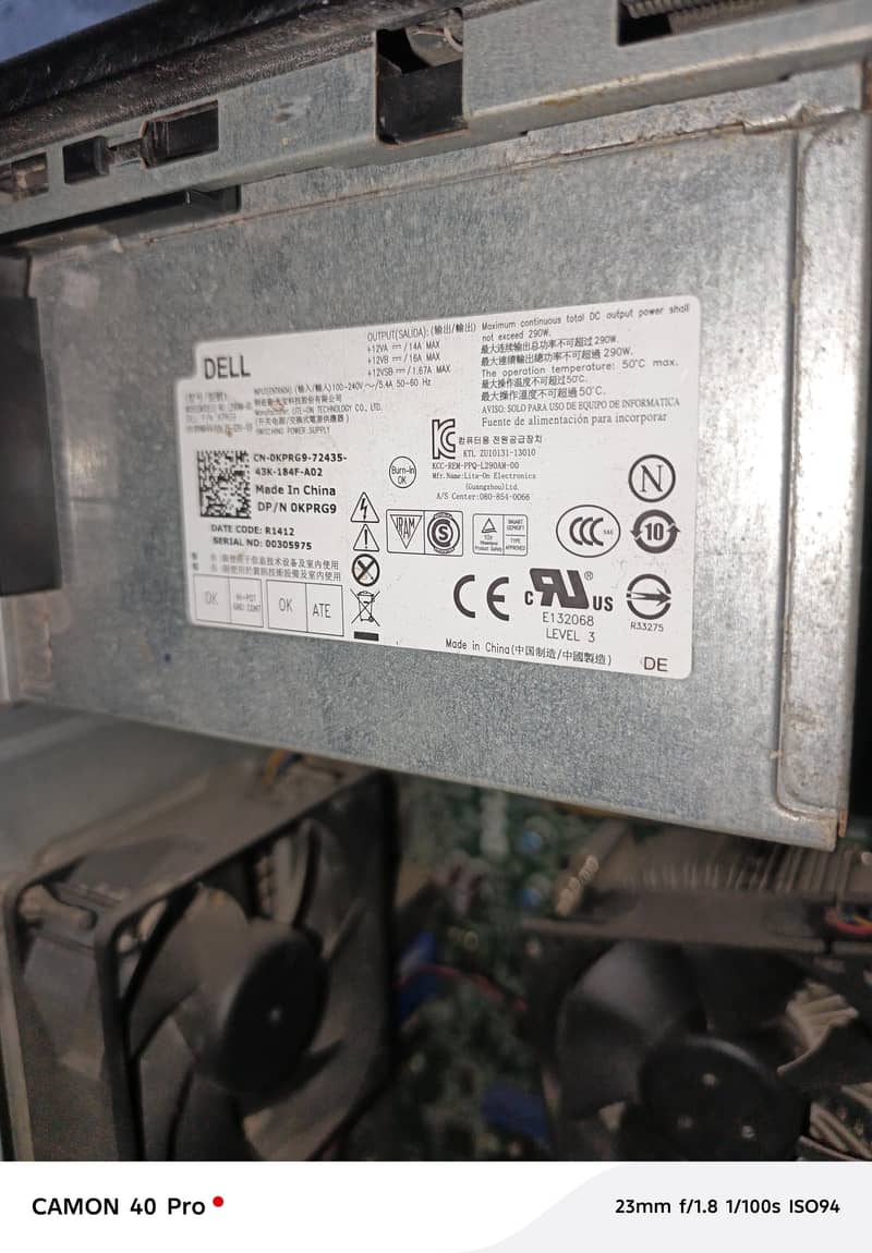 I5 third generation Dell Tower PC 6